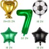8PCS 32 inch Number 7 Balloon Soccer Balloons,Number Balloons Soccer Birthday Party Decorations,Suitable for Birthday Party World Cup Soccer Sports Theme Party Decorations