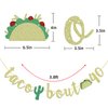 Taco Bout 40 Cactus Banner, 40th Birthday Fiesta Party Decorations, 40th Birthday Decor
