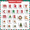 Magnetic Christmas Garage Door Decoration Christmas Garage Door Magnet Xmas Refrigerator Magnets Stickers Christmas Car Magnetic Decals for Xmas Holiday Party Fridge Door Supplies (Merry Christmas)