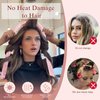 Dafeng No Heat Curling Headband - 70'' Long Hair Wrap for Heatless Curls, Sleep in Hair Curlers, Non Heat Hair Curlers, Heatless Curls Overnight for Women