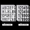 10 Sheets Mailbox Numbers and Letters Stickers for Outside Stick on Black Vinyl Alphabet Number Decals Sticky for Home Business Apartment Address Window Door Car Truck (2 x 1 Inch)