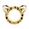 yueton 1 Pack Cute Tiger Face Wash Headband Hairband Cartoon Makeup Headbands Coral Fleece Elastic Headband for Washing Face Beauty