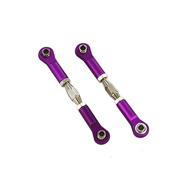 Redcat Racing Turnbuckle with Aluminum Rod Ends Requires s154 and 02102 Screws for Installation (2 Piece), Purple