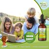 Amala Vegan - Omega 3 for Kids - Organic Lemon, Vegan, Liquid Supplement - Kids Fish Oil with DHA, EPA, DPA Fatty Acids - Plant Based Algae Oil - Immune, Heart, Brain Health for Children- 30-60 Doses