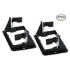 iMBAPrice LV1-2PK Single Gang (1-Gang) Low Voltage Mounting Bracket - Black (Pack of 2)
