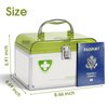 Glosen Medicine Lock Box With Key，8.46 * 5.87 * 5.51 Inch，locked Medicine Box with Child Safe Lock