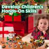 Qreninv Calendar 2024 Christmas Building Blocks Set, 6 in 1 Christmas Toys, Building Blocks Toys Holiday Countdown Calendars, Ideas Gift for for Teens Boys Girls 6-12 Year (Small Santa)