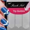 10 Sheets Multiple Pattern Collection Nail Art Tip White Sticker Guides