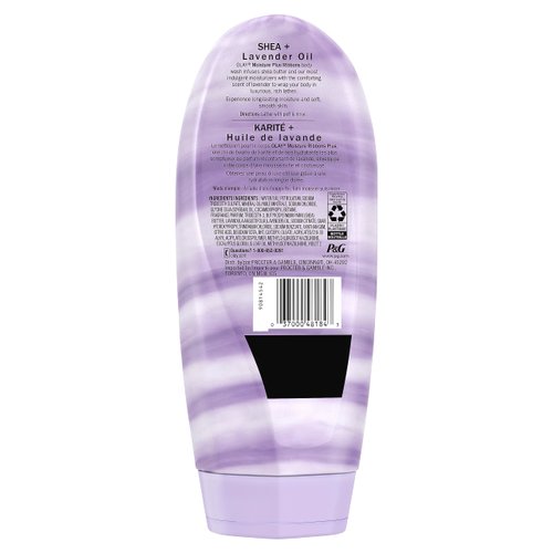 Olay Moisture Ribbons Plus Shea + Lavender Oil Body Wash, 18 oz