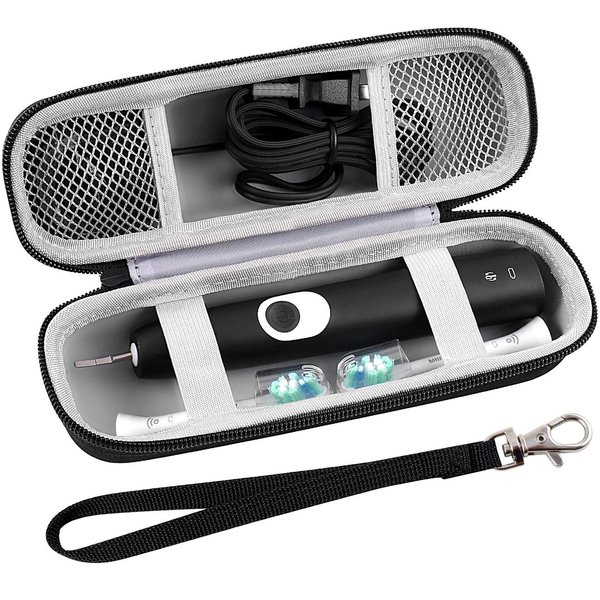 Toothbrush Travel Case Compatible with Philips for Sonicare for ProtectiveClean 4100 6100 5100 6500 7500/ for Oral-B Pro 1000 5000 7500 7000 6000 9600 Electric Toothbrush (Only Storage Holder Bag)
