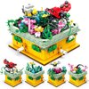 Insect Collection Building Set, Botanical Plant Flower Bouquet Kit with Bees Ladybug Butterfly Orchid Beetles Violets Building Block Toy, Creative Gift for Kids Adults Boys and Girls 1134pcs