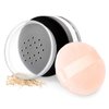 Kalevel Empty Makeup Powder Container 50ml with Puff Loose Face Powder Compact Case Plastic Cosmetic Jars Travel Containers Refillable Powder Bottle Box Makeup Powder Holder with Sifter and Lid