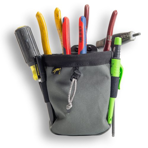 Joey Tool Belt Bag - Clip-On Pouch for Electricians, HVAC Techs, Plumbers, Carpenters, Contractors