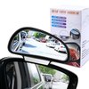 Car Blind Spot Mirrors, Adjustable Auxiliary Universal Wide Angle Mirror for Universal Car SUV Mirrors Strong Adhesive HD Glass Mirror Frame Thickness Less than 5MM (R)