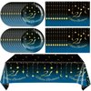 21th Birthday Party Decorations, 41Pcs Starry Sky Party Tableware Set Includes 20 Plate 20 Napkins and 1 Tablecloth, 21 Years Old Birthday Theme Party Supplies for Boys Girls Birthday Party Favors