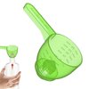 Funnel Measuring Spoons, Spill Proof Kitchen Tools, Reusable ABS Plastic, 4 Piece Set, Multi Purpose Powder Scoop with Built-in Funnel Design