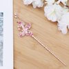 Minkissy Rhinestone Chinese Hair Stick Retro Butterfly Hair Chopsticks with Tassel Pendant Hairpin Chignon Pin for Women Girls