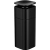 DOITOOL Push Down Empty Pump Dispenser Bottle, Push Down Liquid Pumping Empty Bottle Dispenser for Nail Polish and Makeup Remover, 2.75 x 2.75 x 7inch, Black