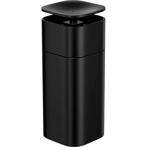DOITOOL Push Down Empty Pump Dispenser Bottle, Push Down Liquid Pumping Empty Bottle Dispenser for Nail Polish and Makeup Remover, 2.75 x 2.75 x 7inch, Black