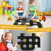 Aukit Magnetic Tiles Road Expansion Pack, Magnetic Building Blocks Construction Toys for 3+Year Old Boys Girls, Kids Toys Montessori Toys for Toddler.