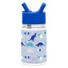 Simple Modern Kids Water Bottle Plastic BPA-Free Tritan Cup with Leak Proof Straw Lid | Reusable and Durable for Toddlers, Boys | Summit Collection | 12oz, Dinosaur Roar