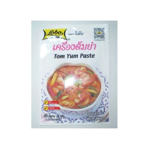 6 Pack Lobo Tom Yum Paste 30g Thai Herbal Food Delicious DIY (30X6)g