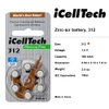 iCellTech Size 312 Hearing Aid Batteries (60 batteries)