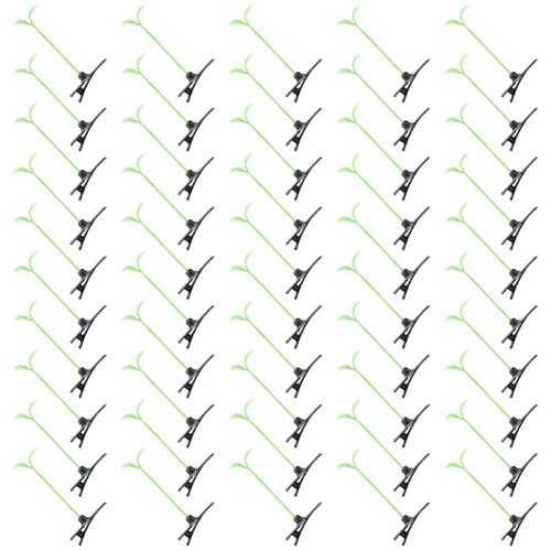 100 Pcs Bean Sprout Hair Clips, Funny Green Plant Hair Clips, Little Grass Barrette Hair Accessories for Girls Women Home Party Supplies