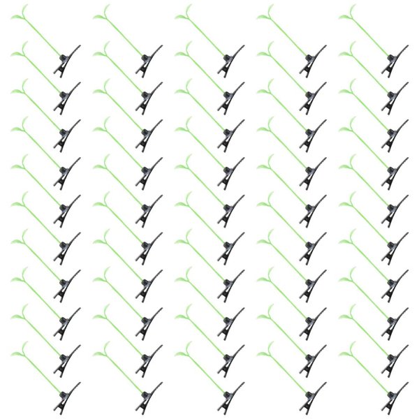 100 Pcs Bean Sprout Hair Clips, Funny Green Plant Hair Clips, Little Grass Barrette Hair Accessories for Girls Women Home Party Supplies
