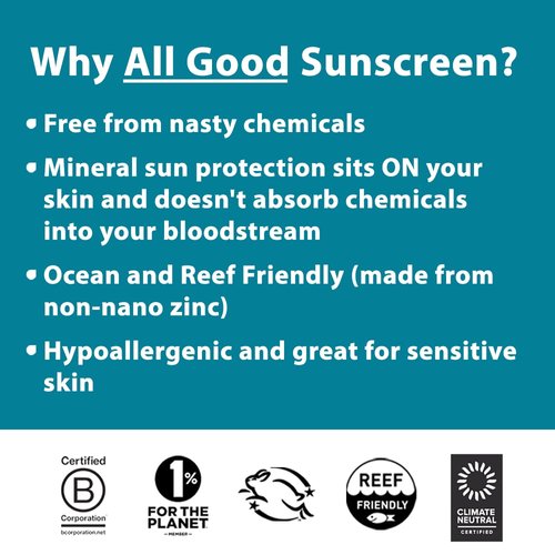 All Good Tinted Mineral Sunscreen Combo Pack - SPF 30 Lotion & SPF 50 Butter - Zinc Oxide - Coral Reef Safe - Water Resistant - UVA/UVB Broad Spectrum (Combo)