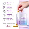 MenoMate Menopause Relief Probiotic + for Women, Supplement Help Allevitate Hot Flashes, Gut Health, Weight Management, Night Sweats, Mood Swings - Hormonal Balance - 60 Vegan Capsules, 10B CFUs