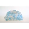 Generic Sky blue and white marbled hair claw clip for medium hair