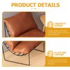 Toddmomy 2pcs Miniature Dollhouse Chair Leather Lazy Sofas Chairs Vintage Backrest Chair Mini Dollhouse Couch Doll Chair for Hamster Dollhouse Furniture Accessories