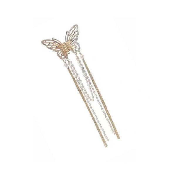 Leadigol Women Trendy Temperament Korean Style Hair Clip Headdress Pearl Headwear For Women Ponytail Holder Hair Accessories