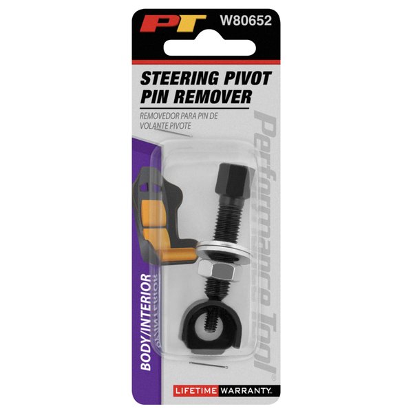 Performance Tool W80652 Steering Wheel Puller for Tilt or Telescoping Columns in GM, Chrysler, and Ford Cars and Trucks