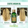 Herbishh Argan Oil for Hair – Deep Condition Hair Treatment Argan Oil – Argan oil for Hair Frizz Control & Damage Repair –30ml
