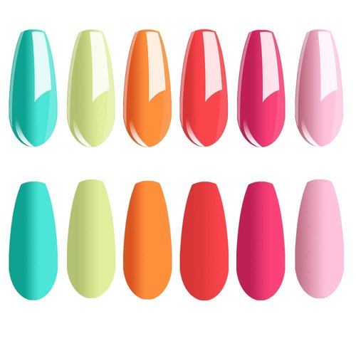Vishine Gel Nail Polish Set Treding Summer Gel Polish Kit - Bright Colors Collection - UV LED Nail Gel Required, 8ml Bottle Nail Art
