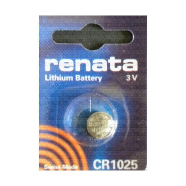 Renata Batteries CR1025 3V Lithium Coin Cell Battery (1 Pack)
