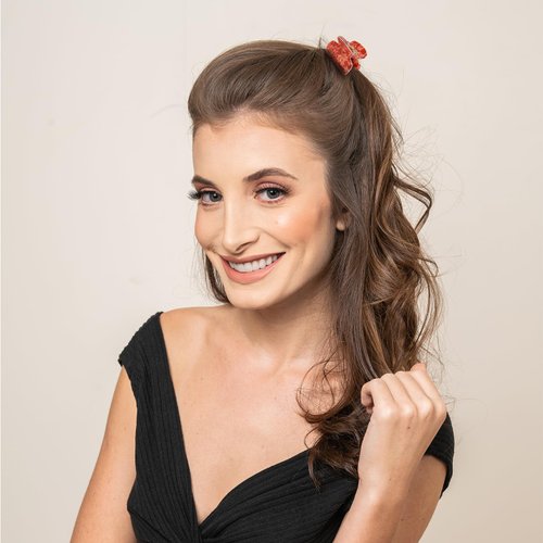 Cobahom 12Pcs 1.3 Inch Small Hair Clips for Hair Styling Mini No-Slip Jaw Clips for Thin Thick Hair Printed Hair Clamps for Women Girls, Leaf Pattern