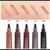 Eyebrow Pen, Microblading Eyebrows, 4 Points Eyebrow Pencil, Creates Lasting MakeUp Professional Natural Looking Eyebrows, Cover Sparse Areas, Daily Waterproof Eyebrow Pen (01#Light Brown)
