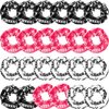MTLEE 24 Pcs Cheer Scrunchies Bulk Cheer Pack Gifts Cheer Hair Accessories Cheerleading Hair Ties Cheerleading Elastics for Girls Women Cheer Teams Birthday Party
