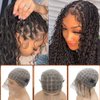 PXCPXC Braided Wig Cap for Crochet Braids Embroidery Full Double Lace Braided Wig With Baby Hair Suitable for Making Crochet Wigs Easy to Handle 113Sections Wig Cap with Bangs