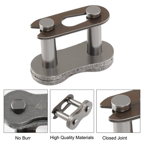 Cionyce 15 Pack Master Link Chain #40 Chain Master Link Chain Master Link for Bicycle Chain