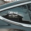 Thou Shall Not Try Me Car Decal - Stickers for Laptop - Durable Vinyl Car Decal - Easy to Apply and Remove - Outdoor and Indoor Use - Adds A Personal Touch to Your Ride