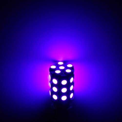 PA LED 2PCS 30SMD 3157 Purple Auto LED Bulb 12V for Turn Signal, Side Marker, Stop, Back, Tail Light (3056 3156 3156A 3057 4057 3157 4157 T25 Available)