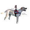 Service Dog Vest Harness with Handle, Chest Plate, Service Dog Patches. Red, Black, Blue, Pink 15" - 46"