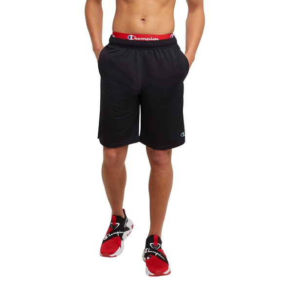 Champion Men's Shorts, Core Training 10", Performance Shorts, Men's Knee-Length Shorts , Small, Black