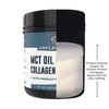 MCT Oil Powder + Keto Collagen Peptides + Acacia Fibre 16oz (Unflavored). 10g MCT, 5g Collagen. MCT Collagen for Coffee Creamer, Shakes, Smoothies, Ketogenic Low Carb Protein Powder