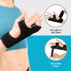 BraceAbility Ulnar Gutter Splint - Hand Support Brace for Metacarpal and Boxer's Fracture Treatment, Broken or Jammed Pinky and Ring Trigger Finger Pain Relief, Right or Left Immobilizer Cast (L)