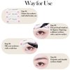 Eyebrow Tattoo Pen, Ksndurn Black Eyebrow Pencil - Waterproof Microblade Brow Pen, Eyebrow Tattoo Pen with a Micro-Fork Tip - Natural Looking Eyebrows Effortlessly with Gift